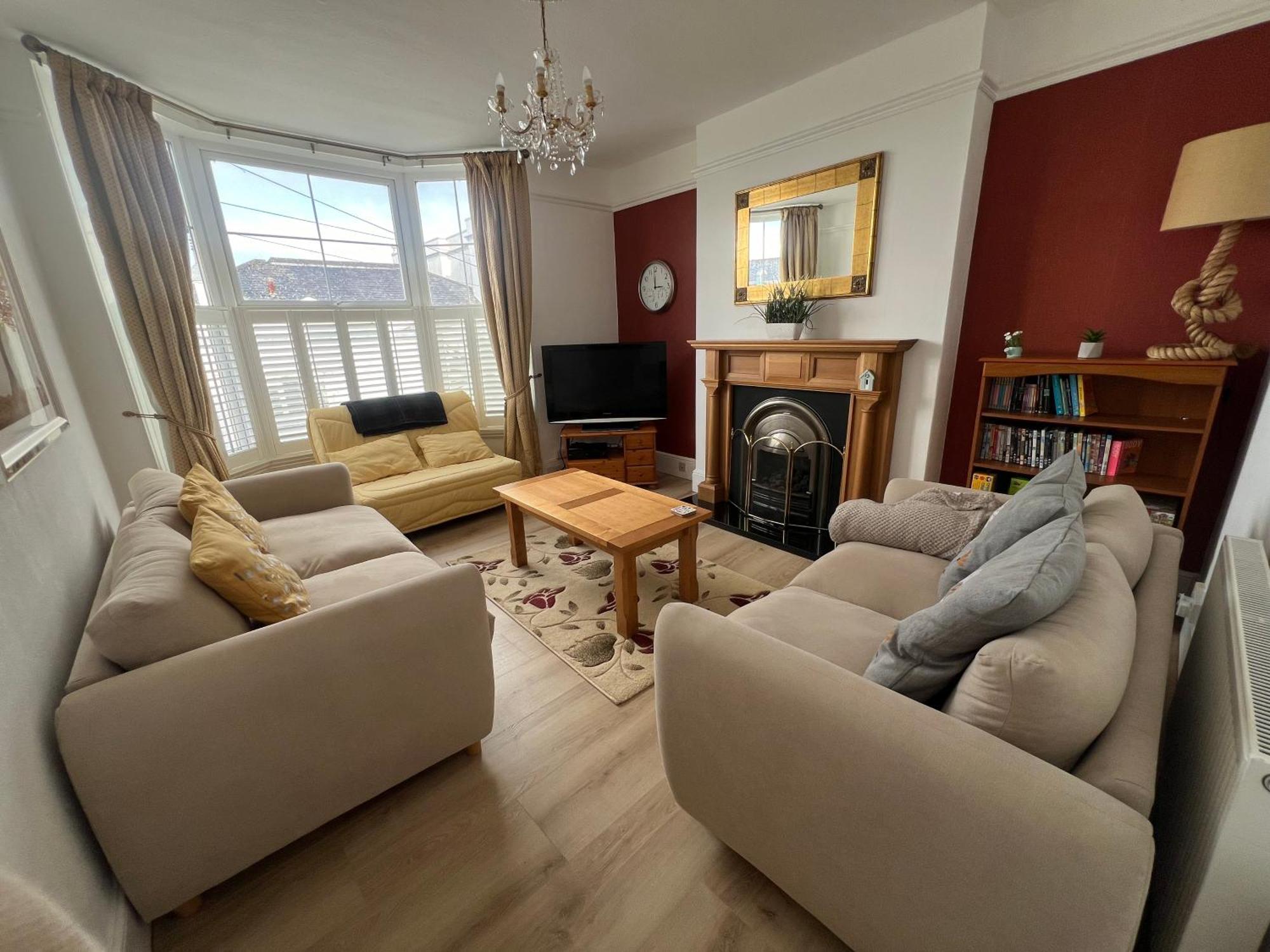 Spacious First Floor Family Flat, Sea View Torquay Luaran gambar
